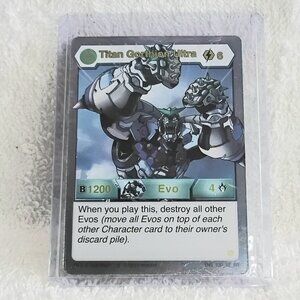 3/$45 Mint Bakugan Titan Gorthion Ultra ENG_130_BE_BR Card by Spinmaster!!